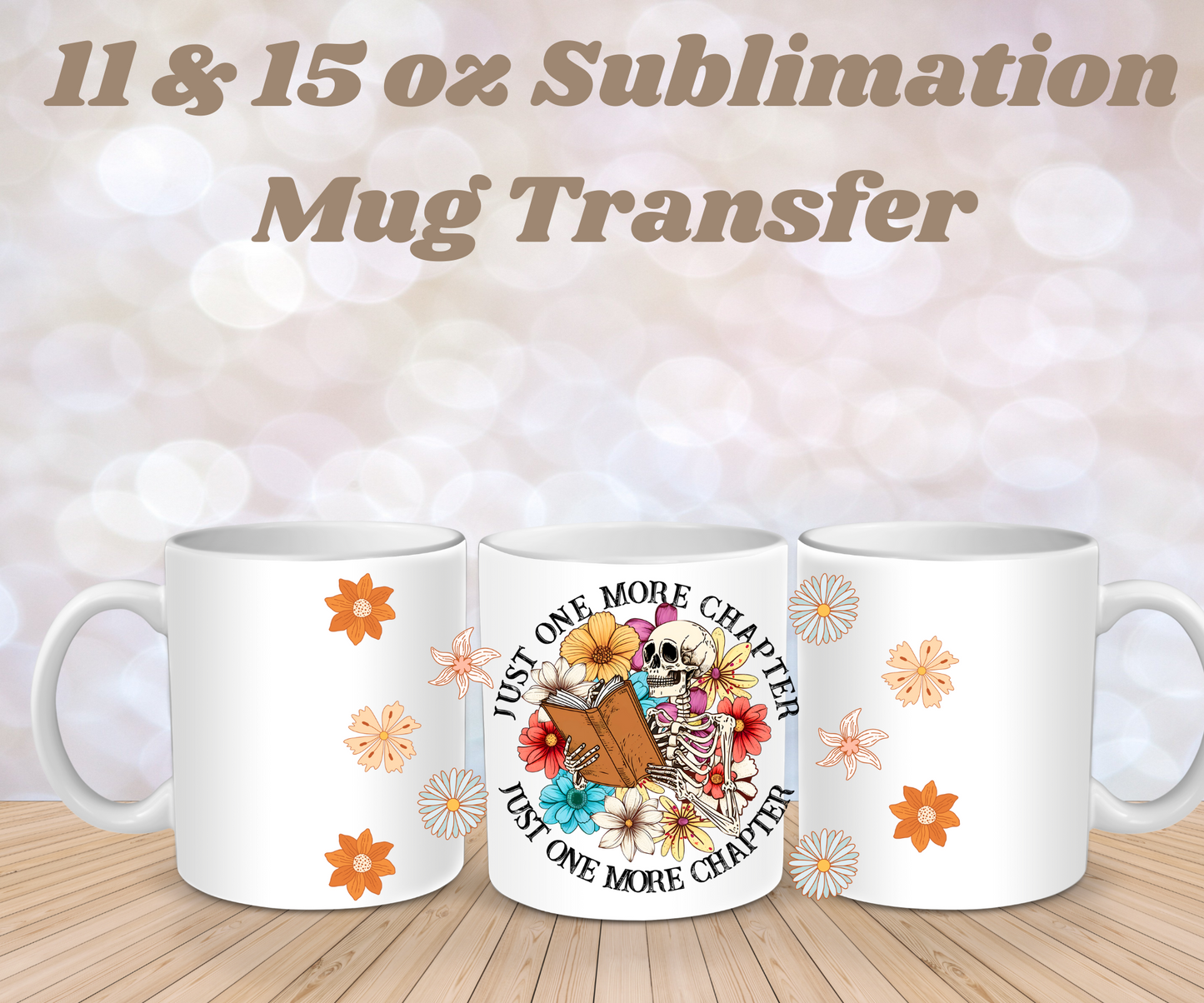 Just one more chapter skellie Mug wrap