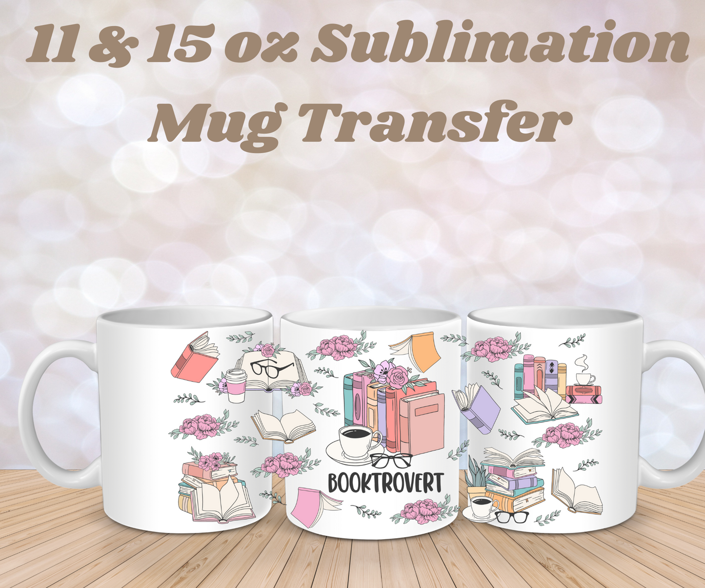 Booktrovert Mug wrap