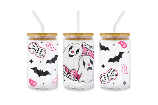 Smile Now Cry Later pink Libbey Wrap