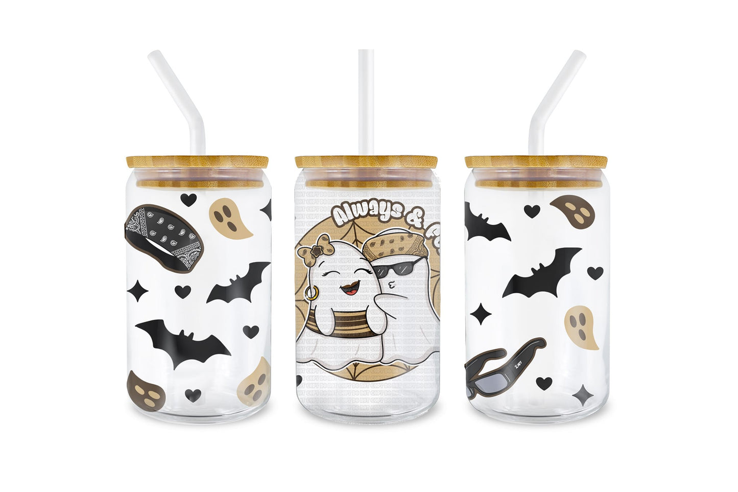 Always and Forever Cholo ghosts Libbey Wrap