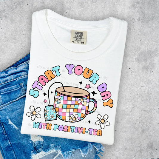 Start your day with positivi-tea HTV