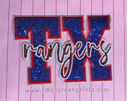 TX Rangers Patch