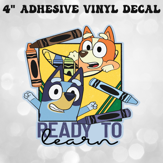 Ready to learn 4" Decal