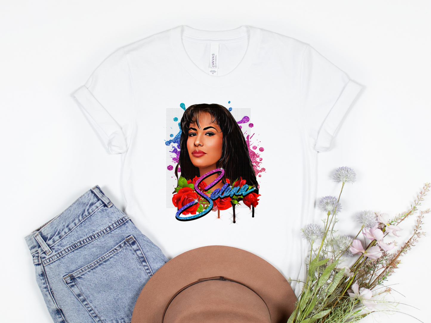 Selena Sparkle Sublimation Transfer