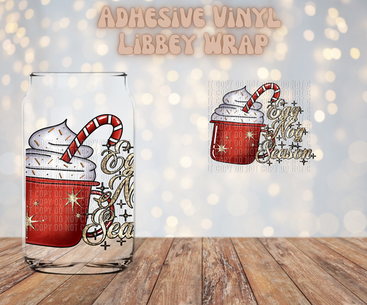 Eggnog Season Libbey Decal