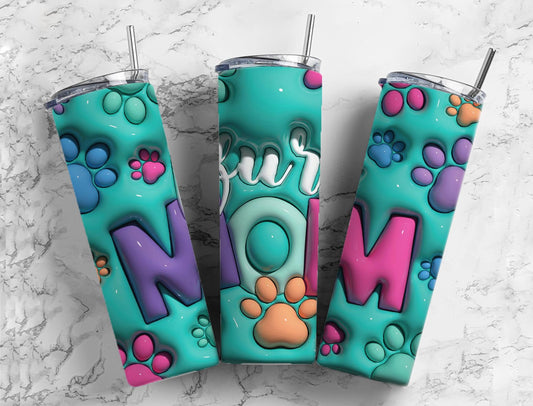 3D Fur Mom Vinyl Wrap