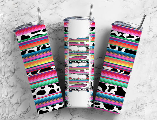 Rainbow Serape Mama Sublimation Transfer