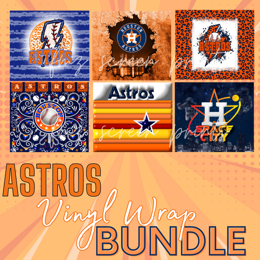 Astros Vinyl Wrap Bundle