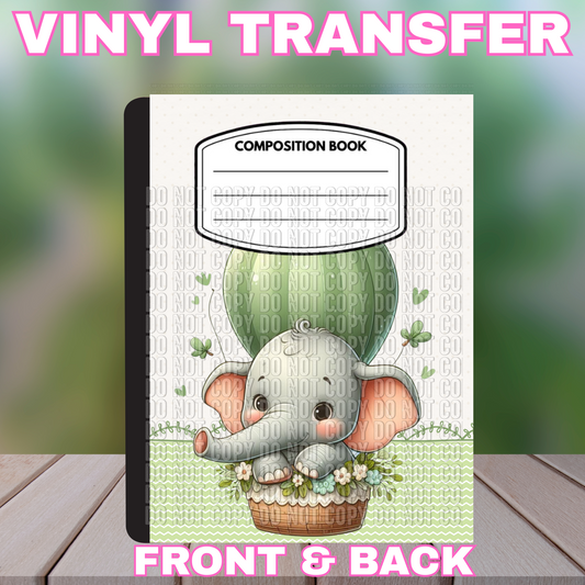 Little Elephant Notebook Cover