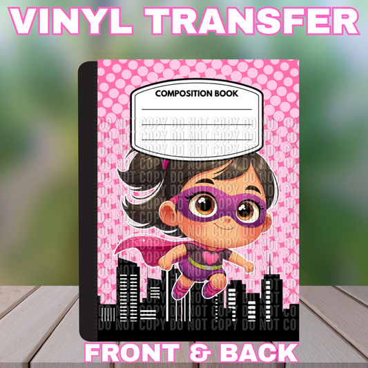 Girl superhero Notebook Cover