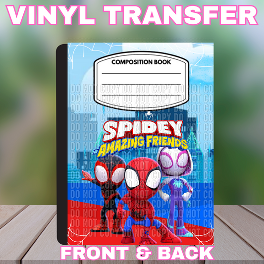 Spidey and friends Notebook Cover