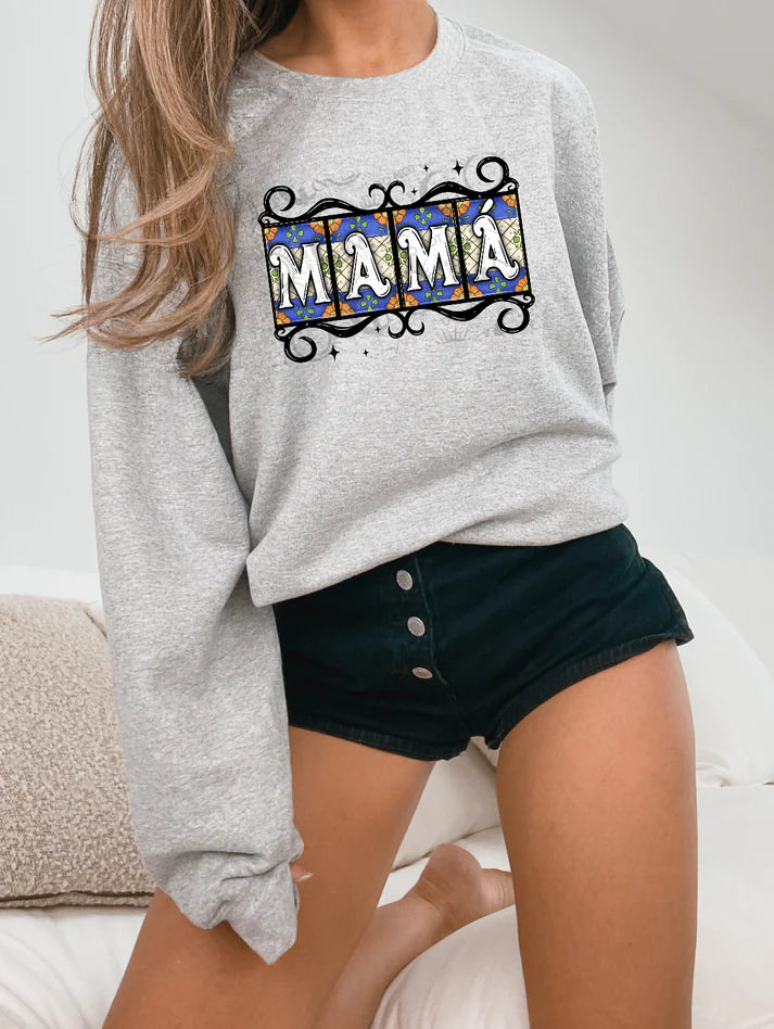 Mama talavera chest design HTV