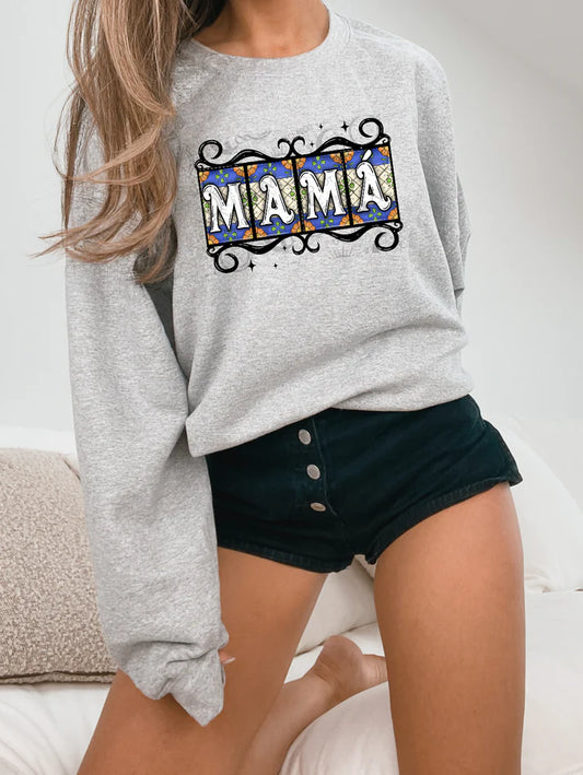 Mama talavera chest design HTV