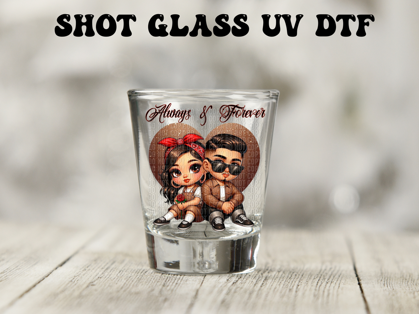 Always and forever #1 UV DTF Decal