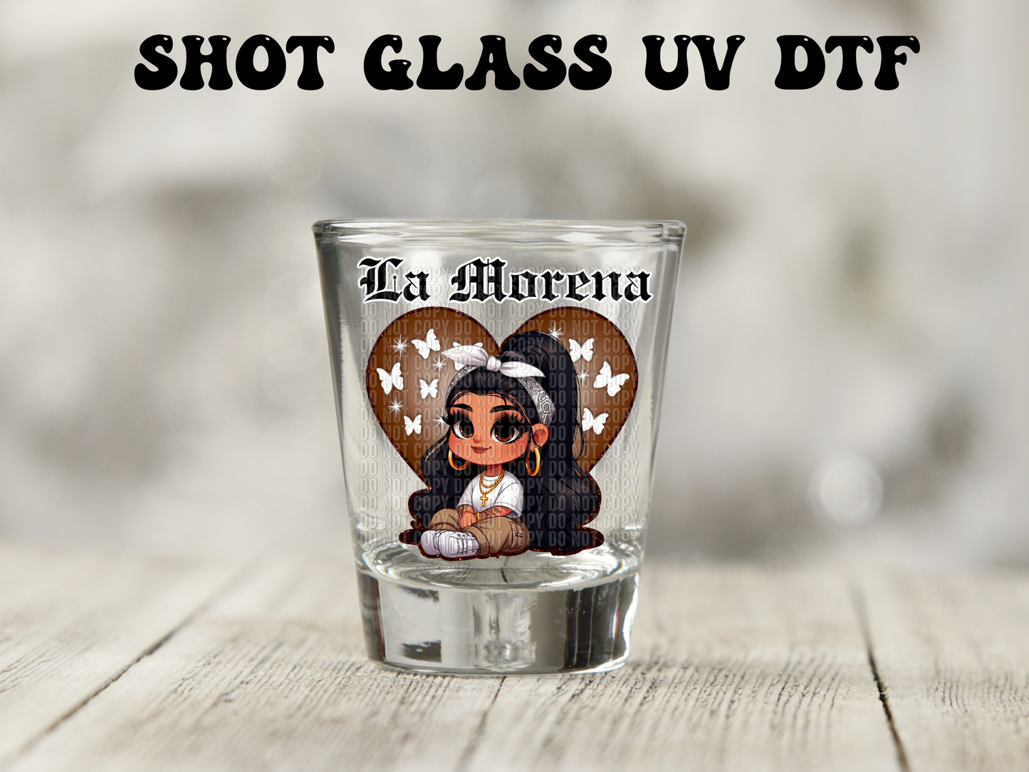 La Morena UV DTF Decal