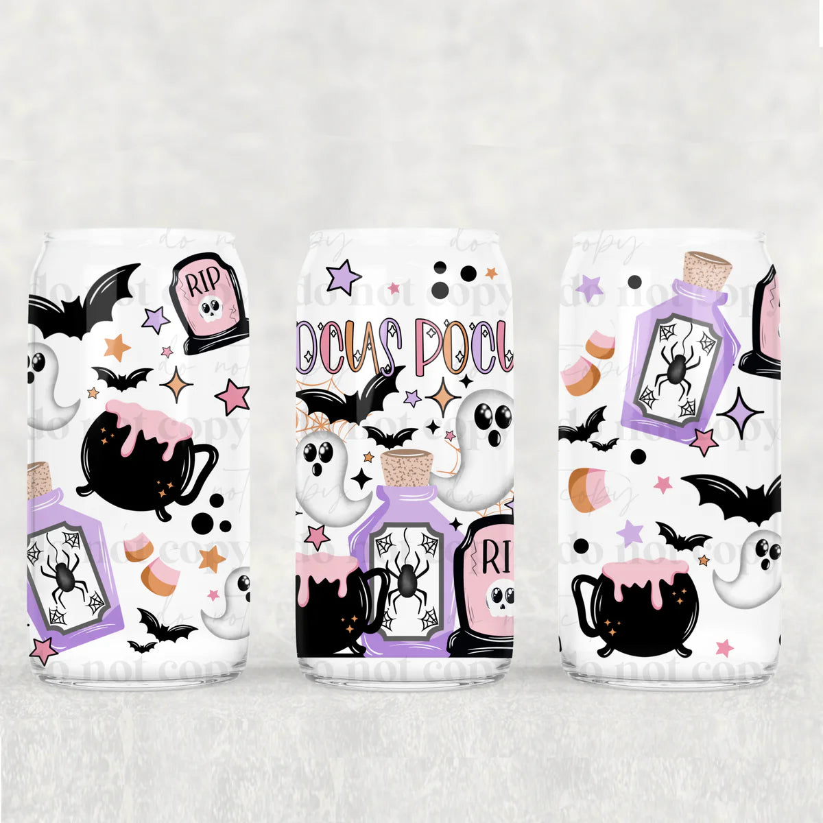 Pink Lavender Hocus Pocus UV DTF