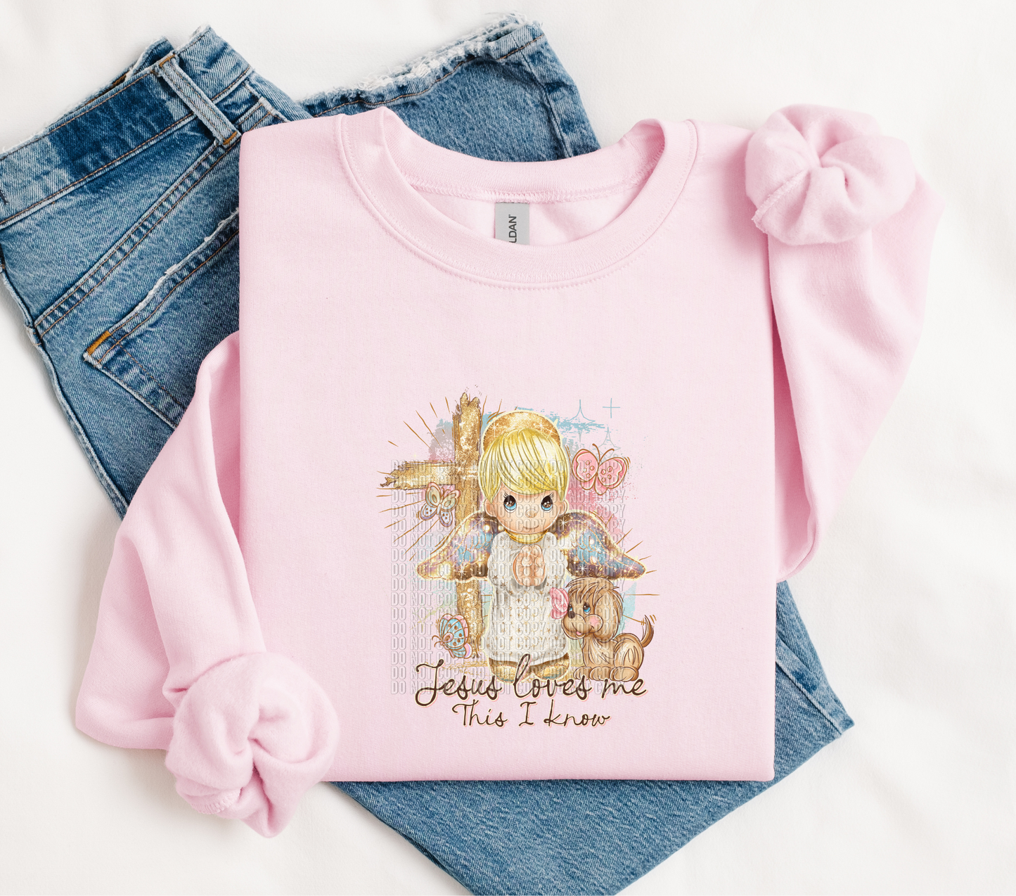 Jesus loves me youth- DTF transfer