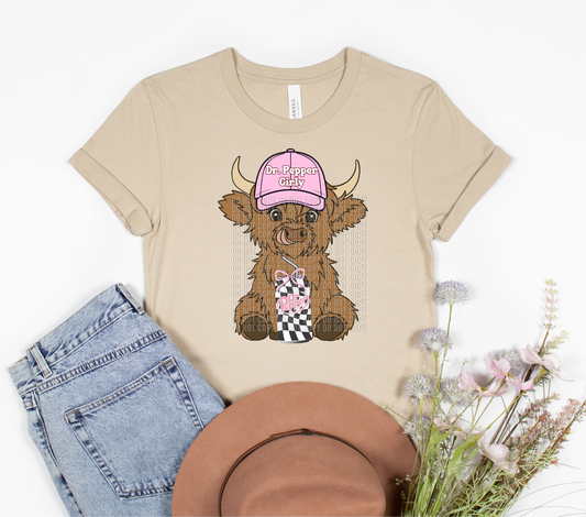 Dr. P Highland cow - DTF transfer