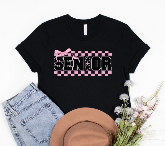 Senior checkers DTF transfer