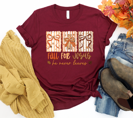 Fall for Jesus coquette DTF transfer (Copy)