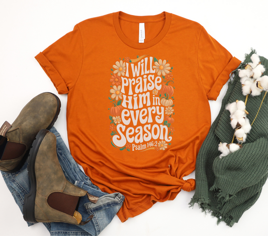 I will praise Him DTF transfer