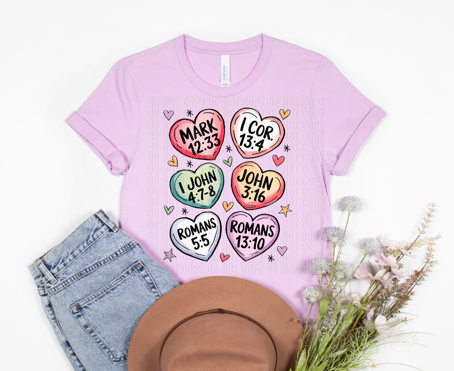 Bible Conversation hearts HTV