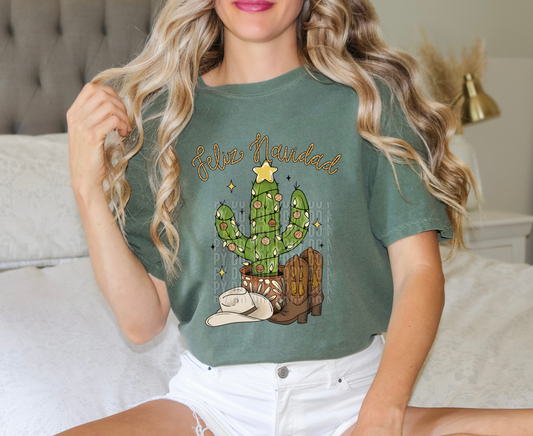 Feliz Navidad Vaquero style Direct To Film