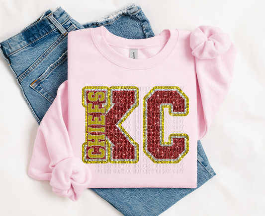 KC faux glitter