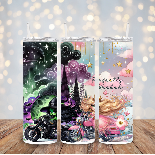 Perfectly Wicked Tumbler Transfer