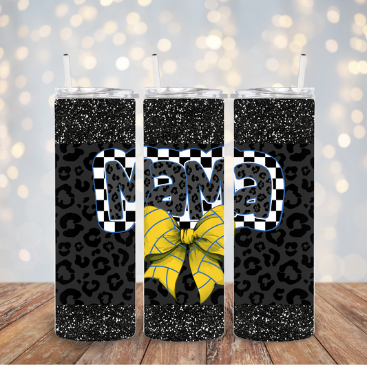 Volleyball Mama coquette bow Tumbler Transfer