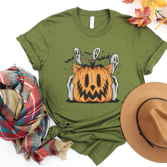 Spooky Pumpkin with ears HTV