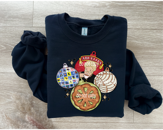 Christmas Mexican Ornaments Direct To Film Transfer