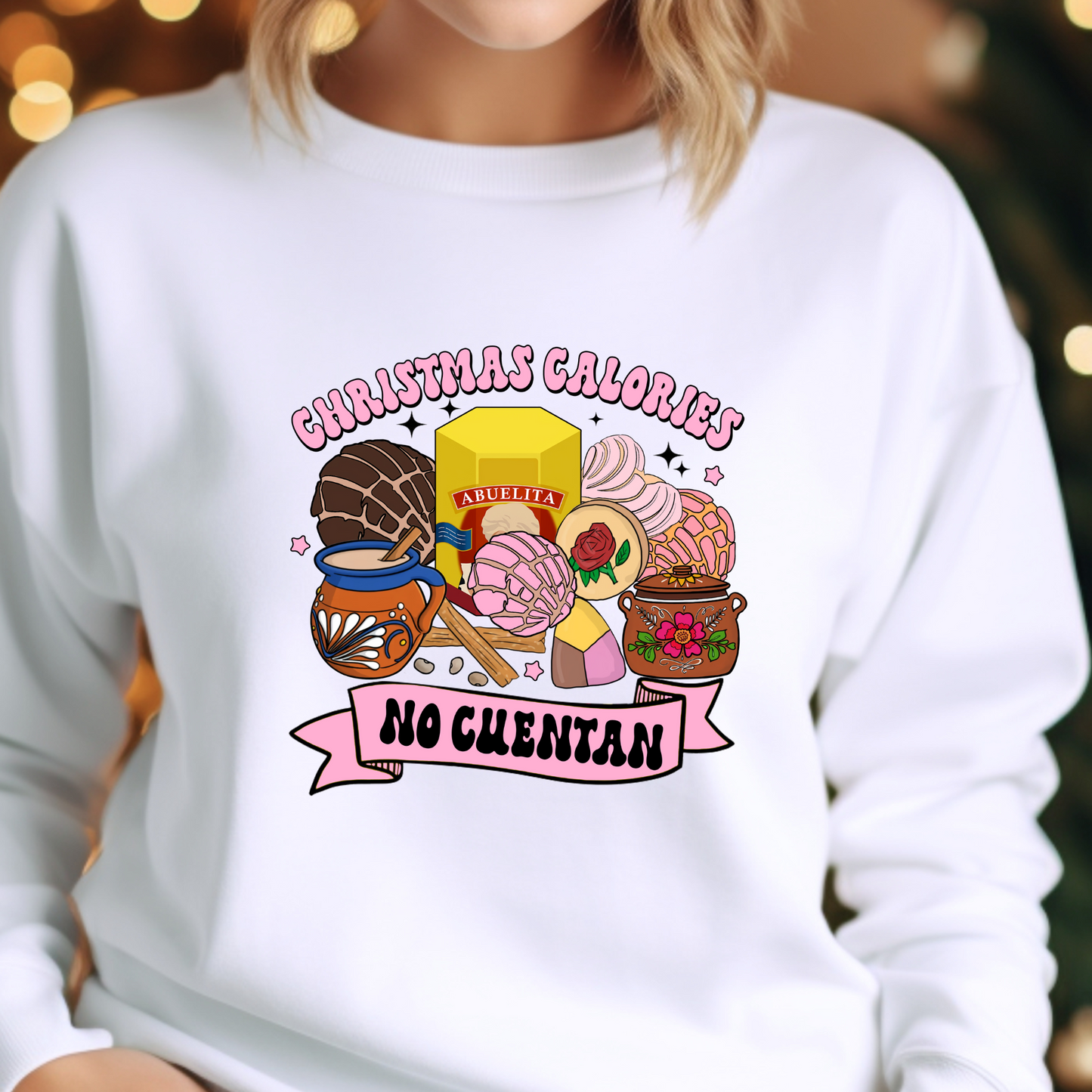 Christmas calories no cuentan pink