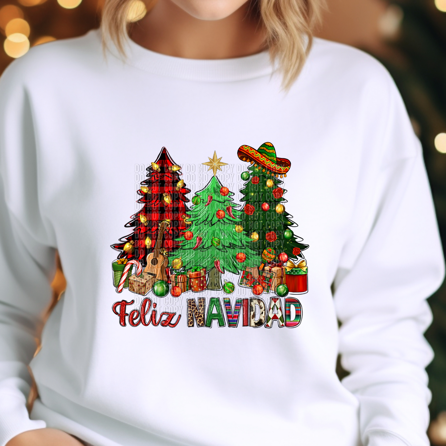 Feliz Navidad sombrero tree