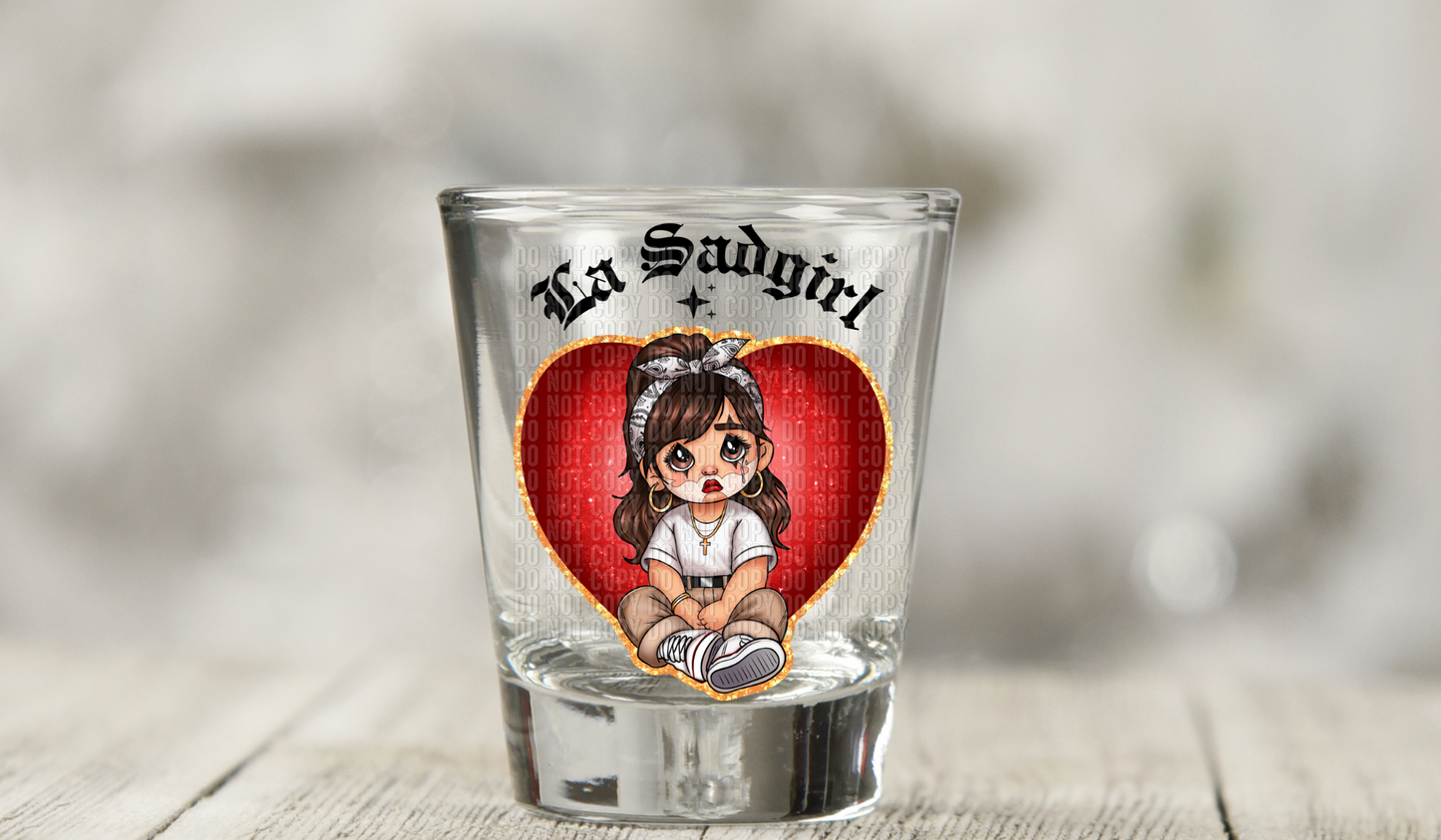 La SadGirl UV DTF Decal