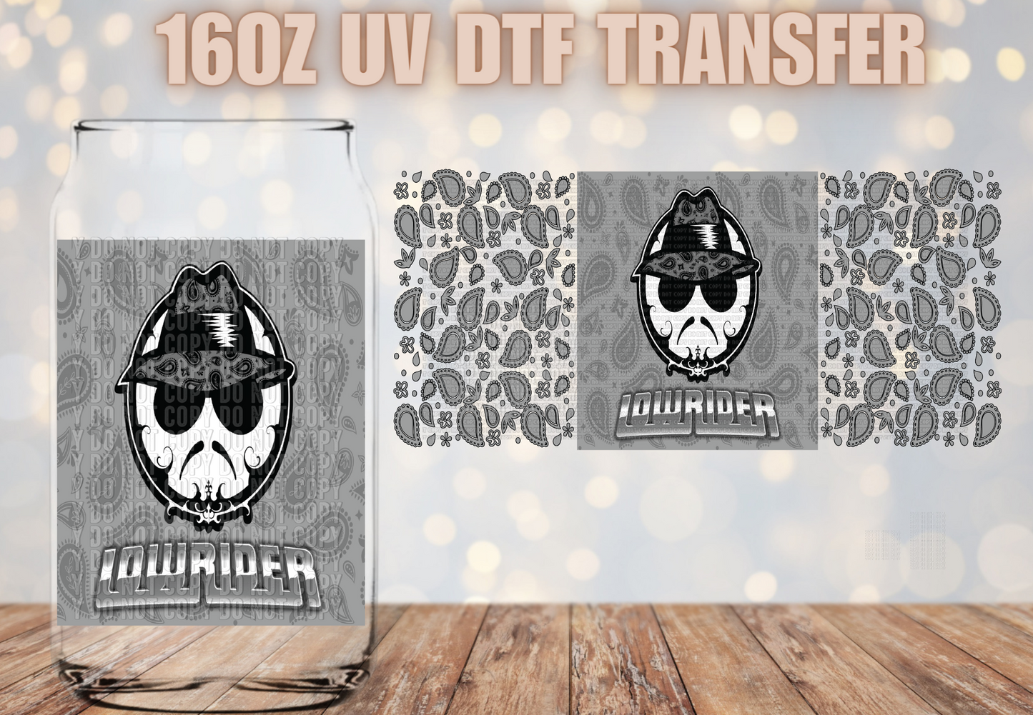 Lowrider male UV DTF