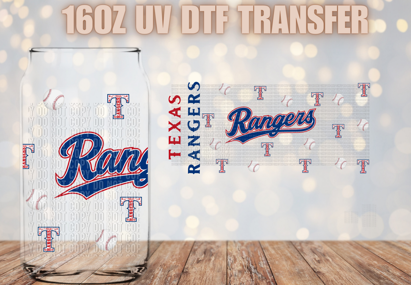 Tx Rangers 2 UV DTF