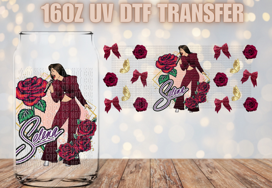 T Queen Burgundy UV DTF