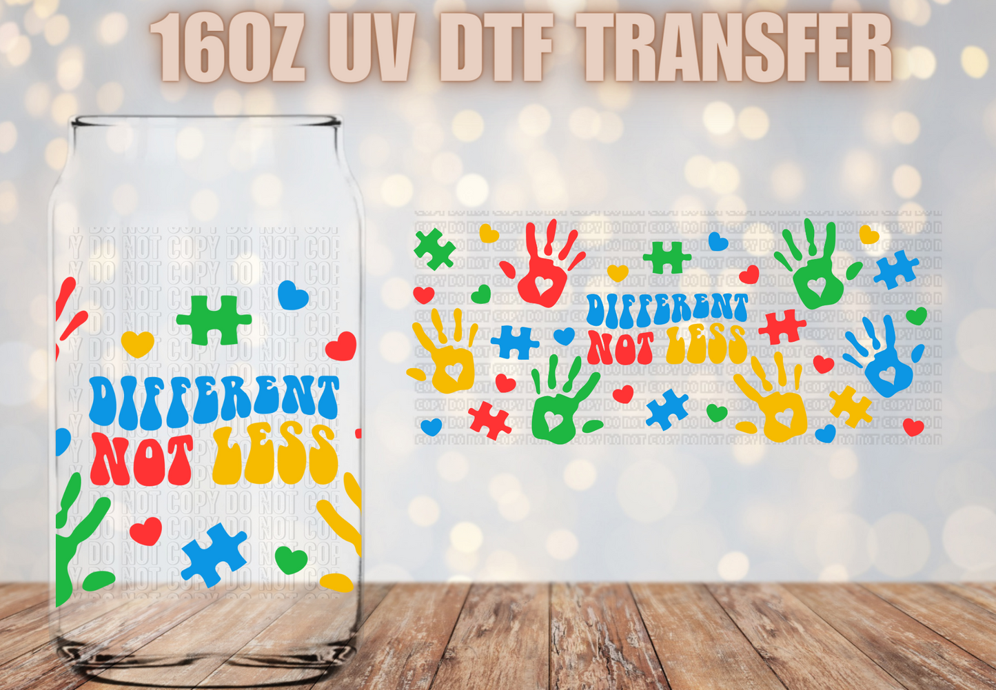 Different not less UV DTF