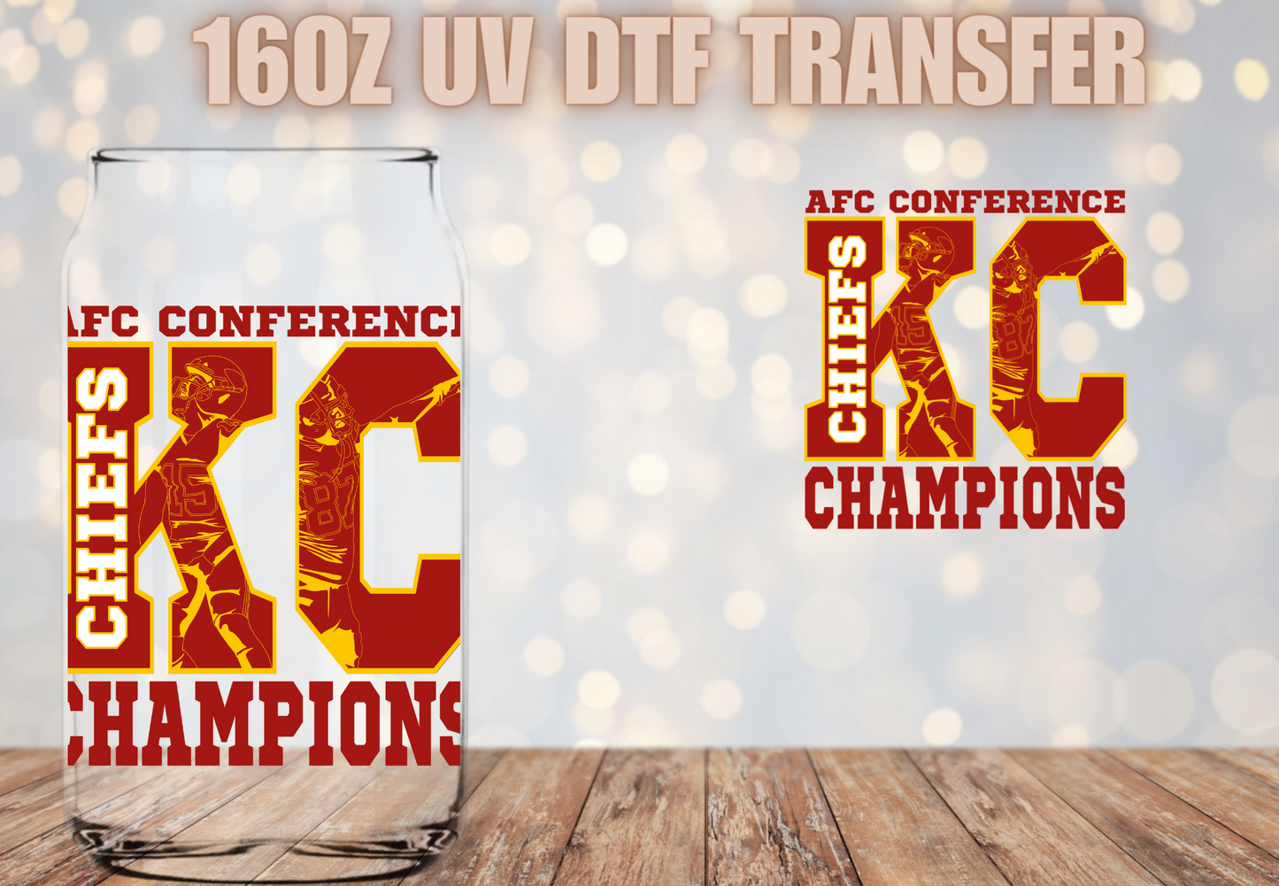 AFC Champions UV DTF Wrap