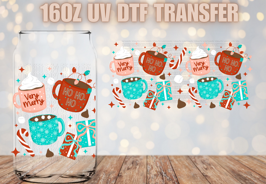 very merry cups UV DTF