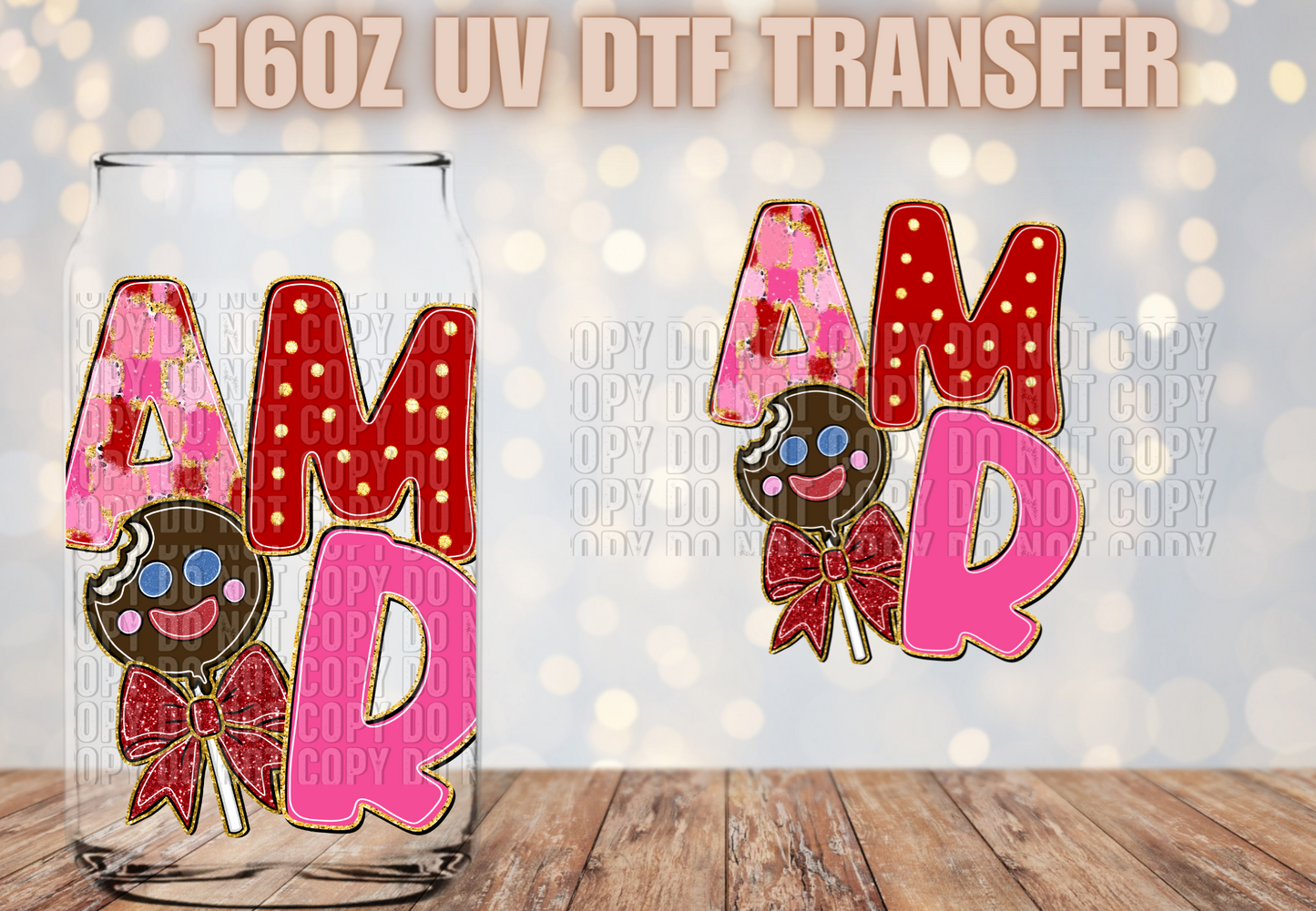 AMOR UV DTF DECAL