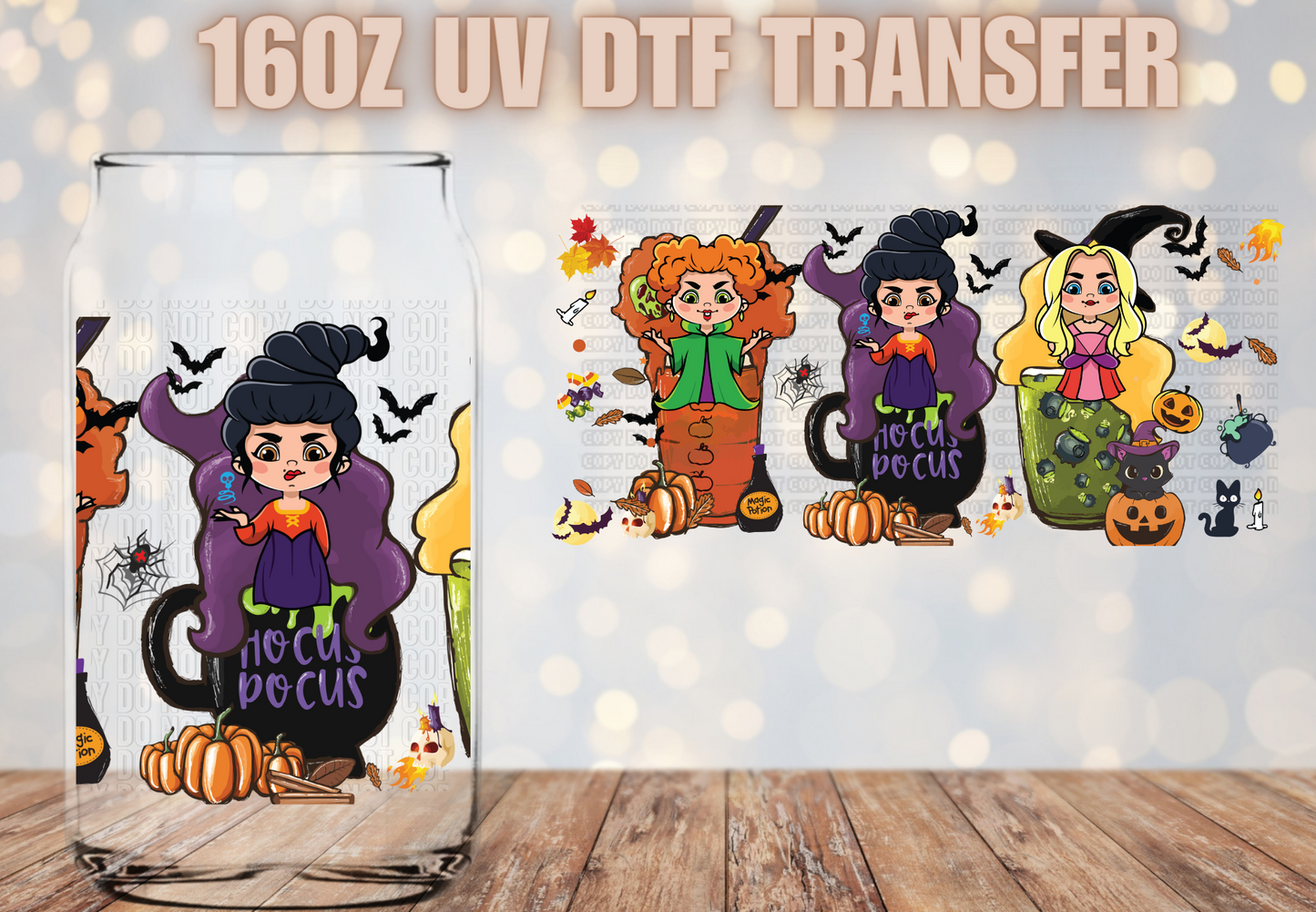 Hocus Pocus 3 UV DTF