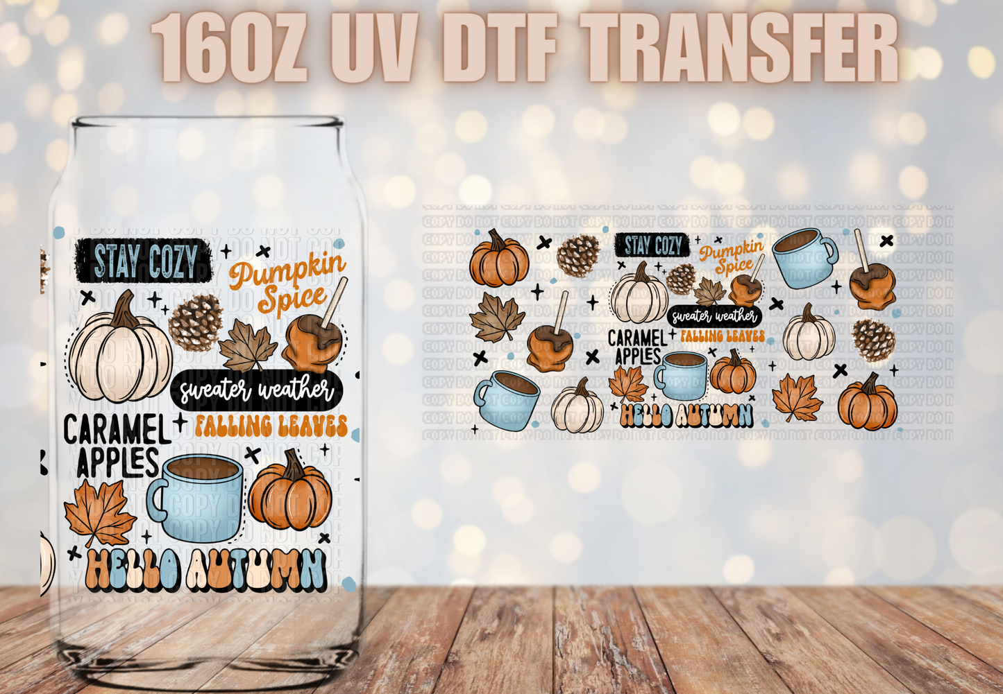 Hello Autum UV DTF
