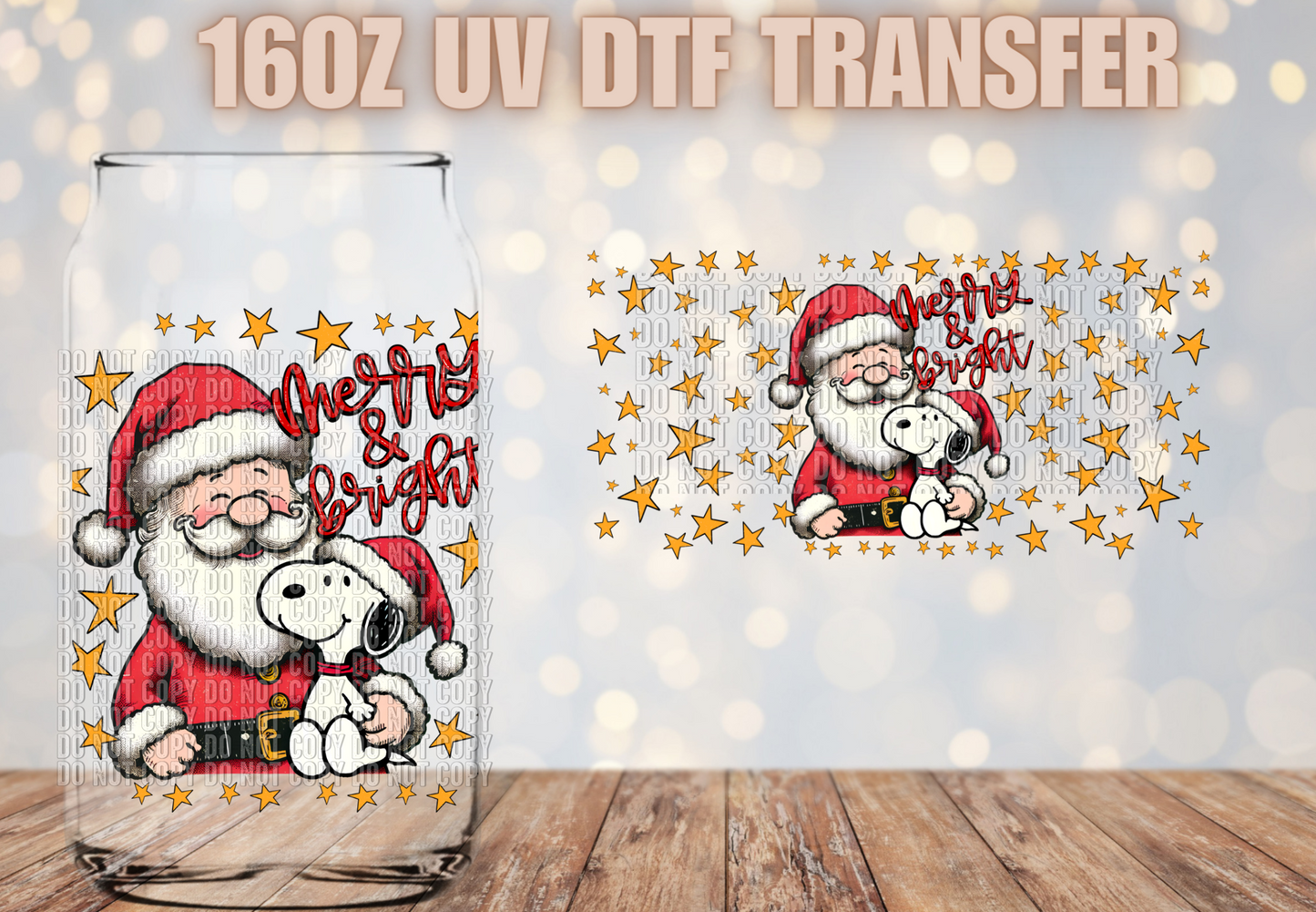 Merry & Bright UV DTF