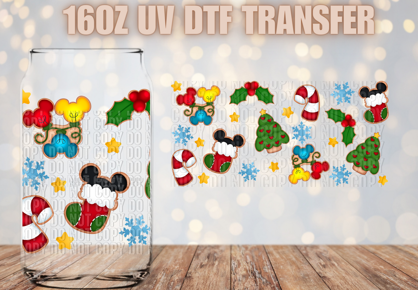 Magical Christmas UV DTF
