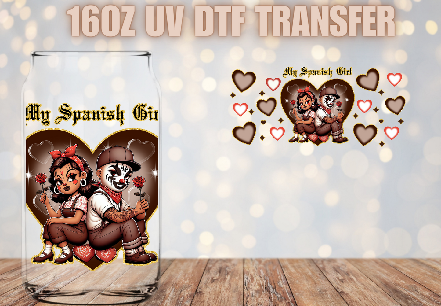 My spanish girl UV DTF Wrap