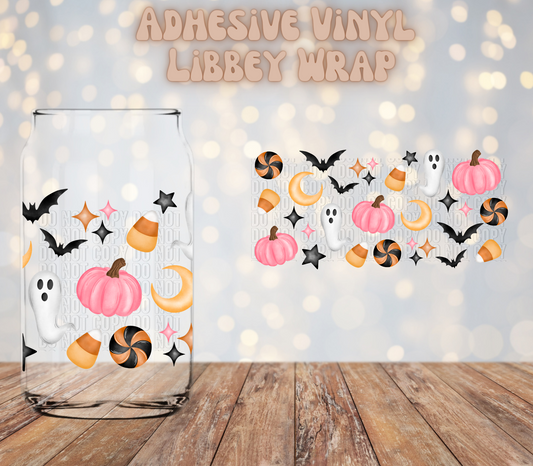 Halloween time 16oz Libbey Wrap