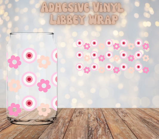 Ojo Daisies 16oz Libbey Wrap