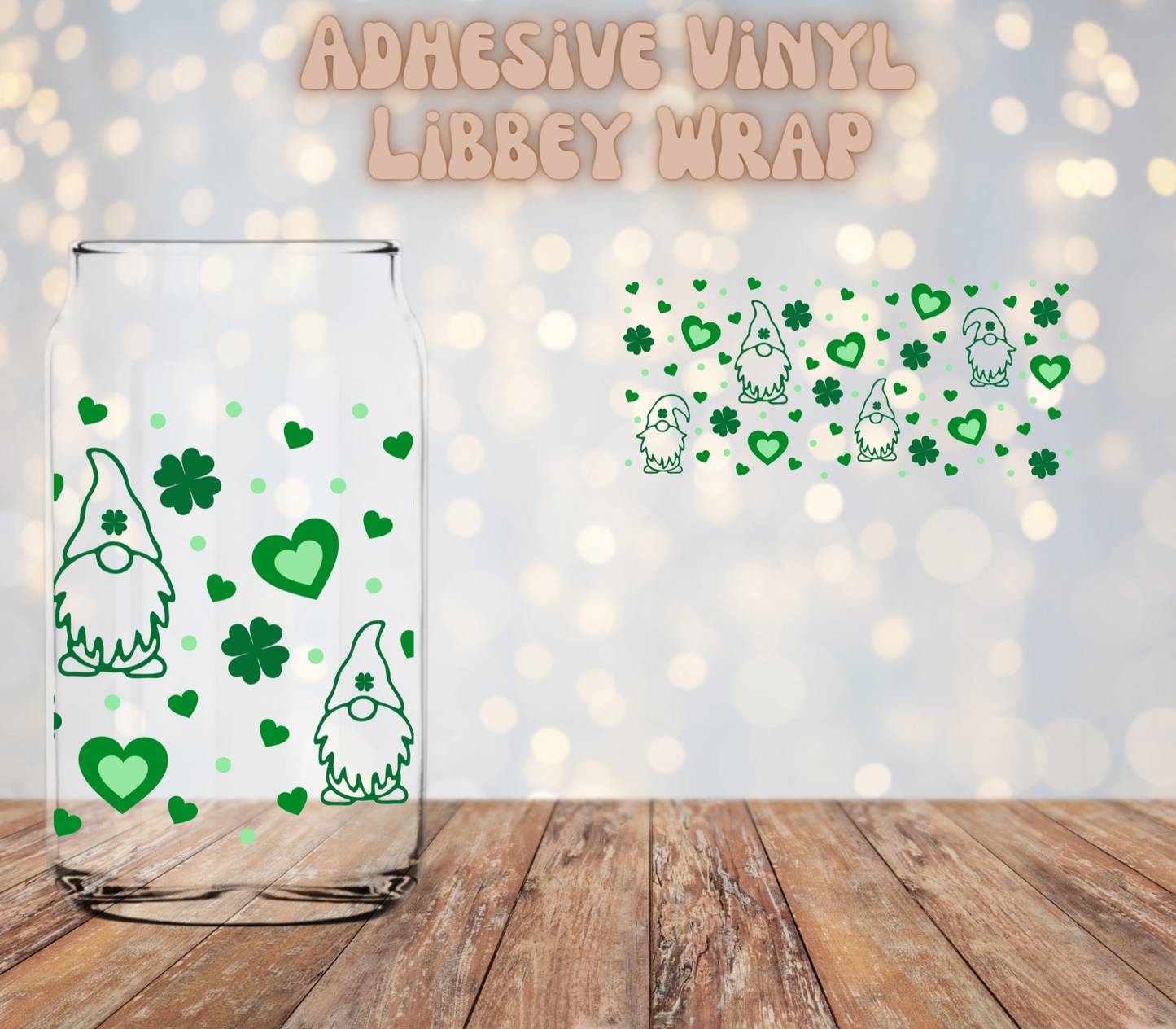 Lucky Gnomes 16oz Libbey Wrap